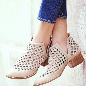 Jeffrey Campbell Taggart Cut-Out Ankle Booties